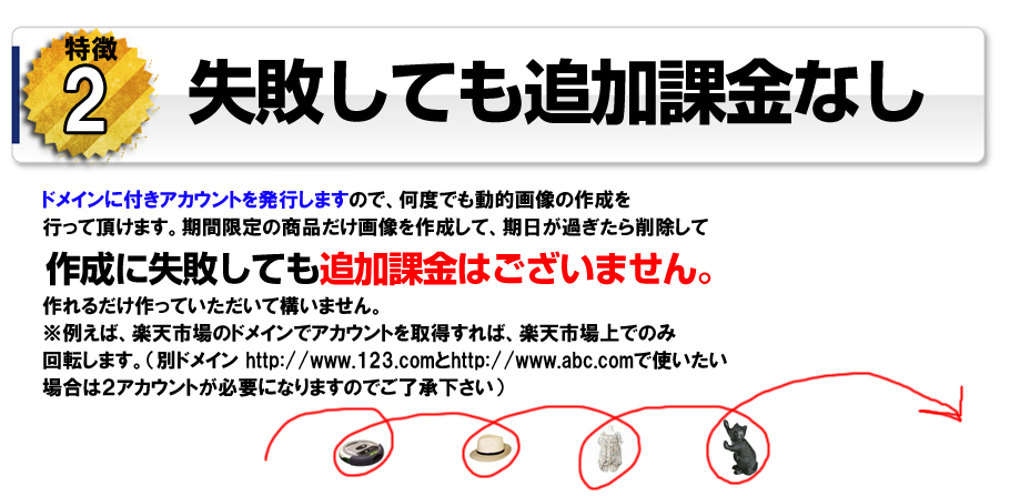 追加課金はございません